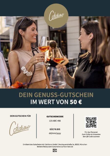 Restaurant-Gutschein für Cotidiano