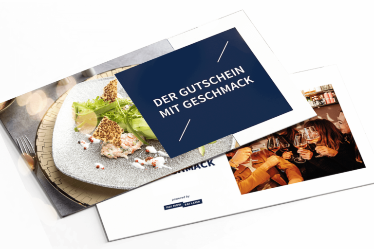 Restaurant Gutschein für BON BON Gutschein zum Aufladen