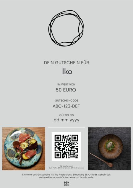 Restaurant-Gutschein für IKO RESTAURANT