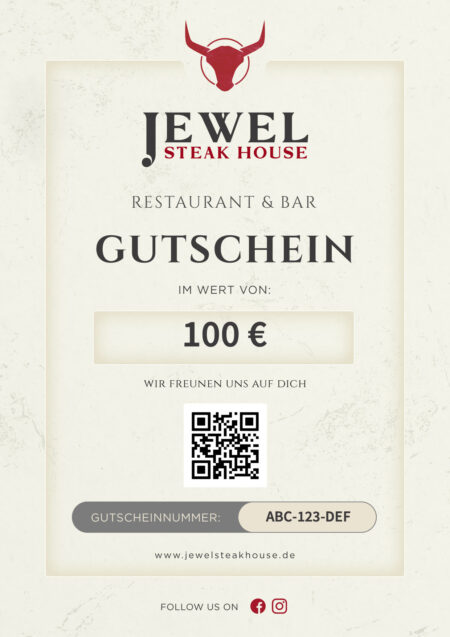 Restaurant-Gutschein für Jewel Steakhouse