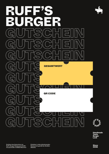 Restaurant-Gutschein für Ruff’s Burger Hamburg