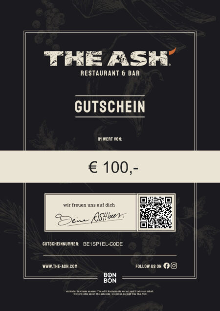 Restaurant-Gutschein für The ASH