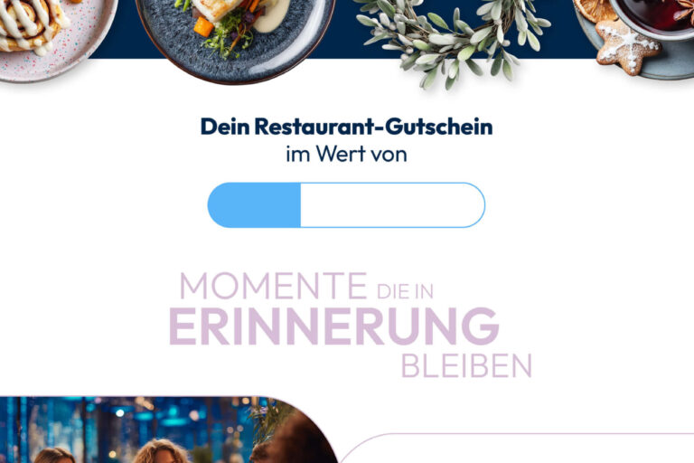 Restaurant Gutschein für Universal-Gutschein Weihnachten