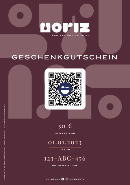 Restaurant-Gutschein für MORIZ Bagelbar, Sweets & Coffee