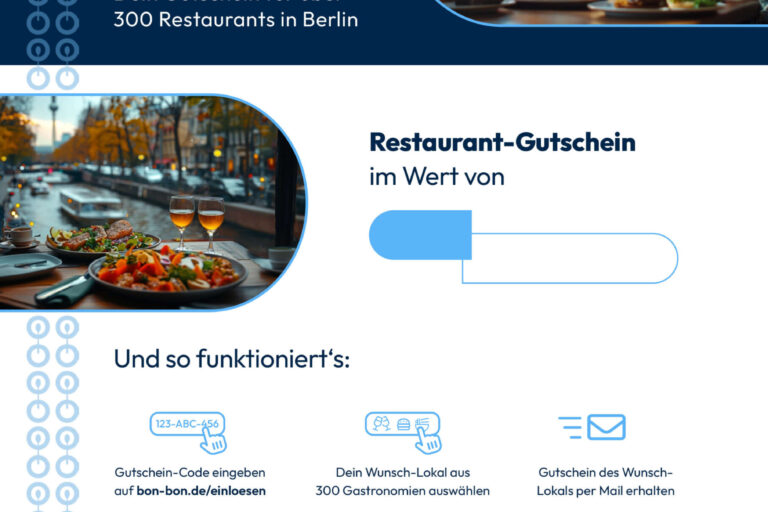 Restaurant Gutschein für Restaurant-Gutschein für Berlin