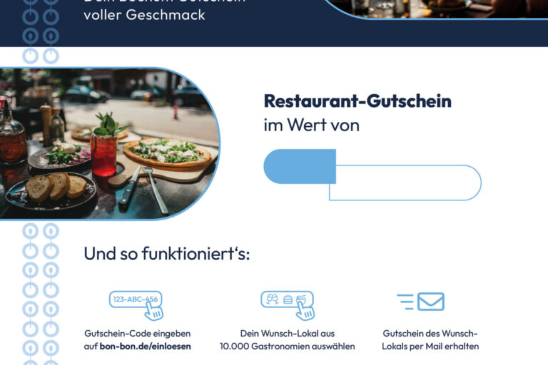 Restaurant Gutschein für Restaurant-Gutschein für Bochum