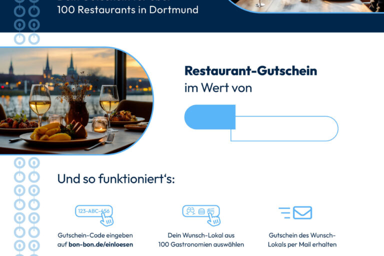 Restaurant Gutschein für Restaurant-Gutschein für Dortmund