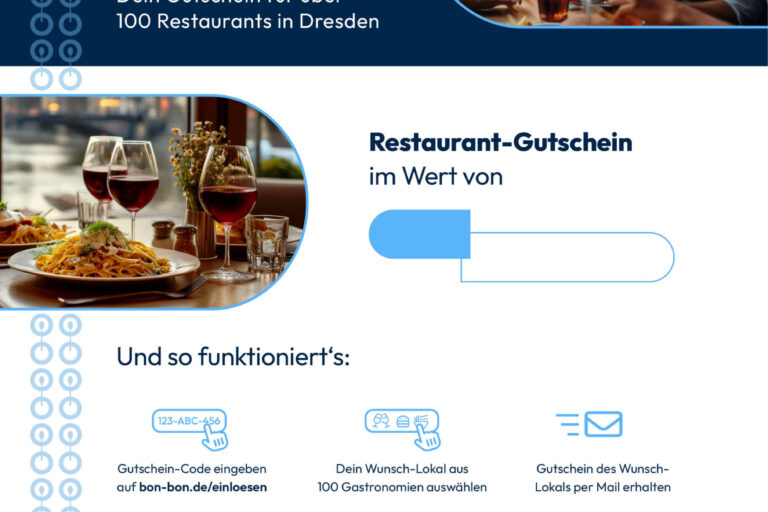 Restaurant Gutschein für Restaurant-Gutschein für Dresden