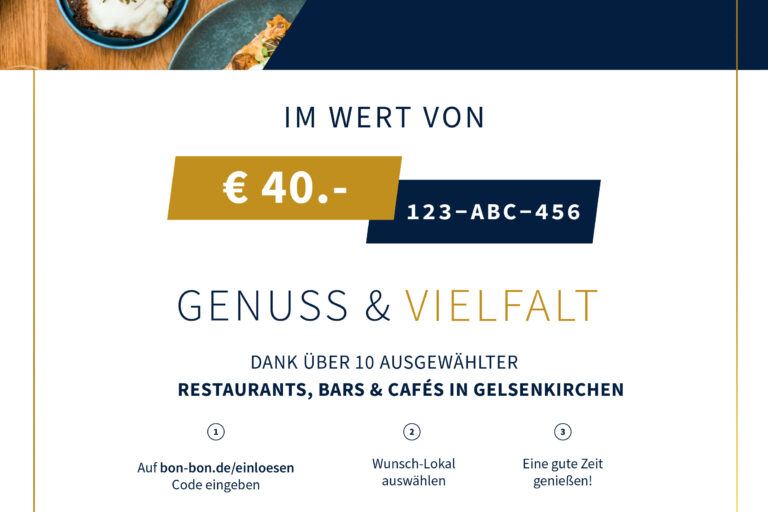 Restaurant Gutschein für Restaurant-Gutschein für Gelsenkirchen