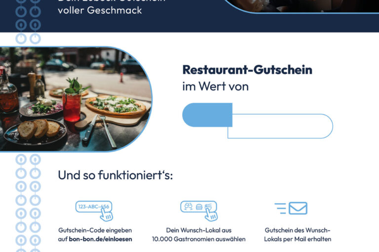 Restaurant Gutschein für Restaurant-Gutschein für Lübeck