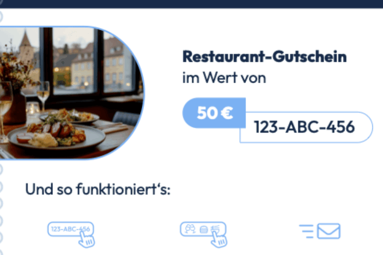 Restaurant Gutschein für Restaurant-Gutschein für Nürnberg