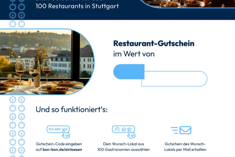Restaurant Gutschein für Restaurant-Gutschein für Stuttgart
