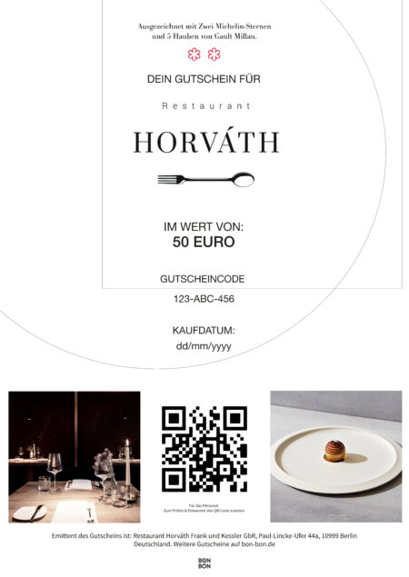 Restaurant-Gutschein für Horváth