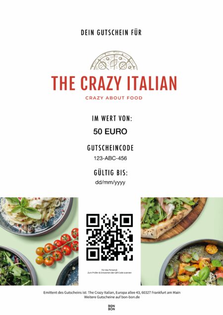 Restaurant-Gutschein für The crazy Italian