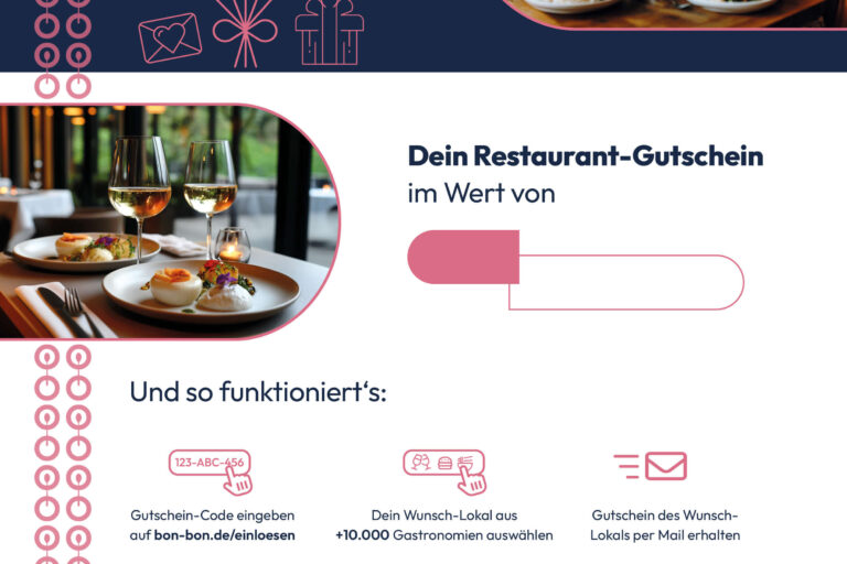 Restaurant Gutschein für Gutschein für Herzensmensch