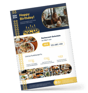 Restaurant Geschenk Gutschein