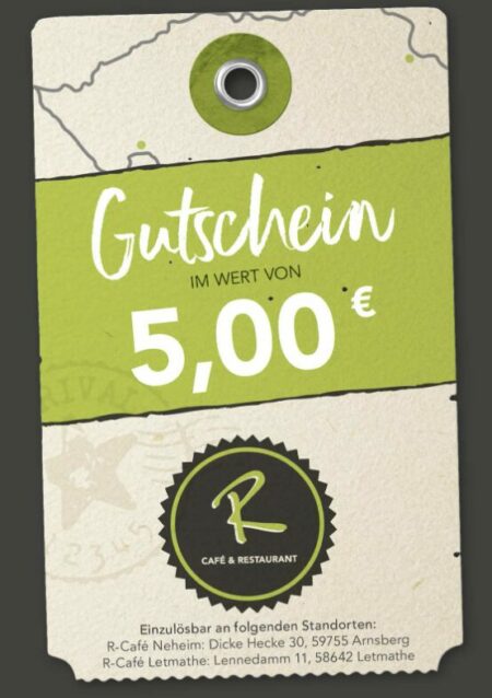 Restaurant-Gutschein für R-Café