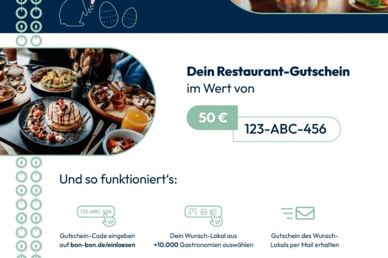Restaurant Gutschein für Gutschein zu Ostern
