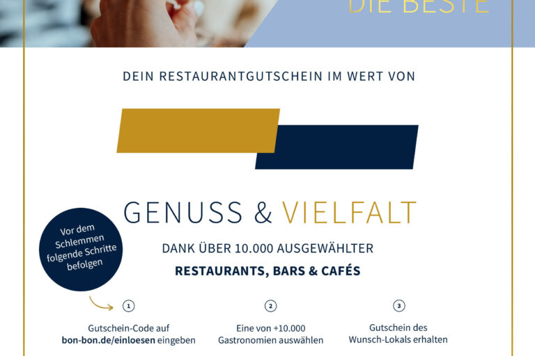 Restaurant Gutschein für Gutschein “Du bist die Beste”