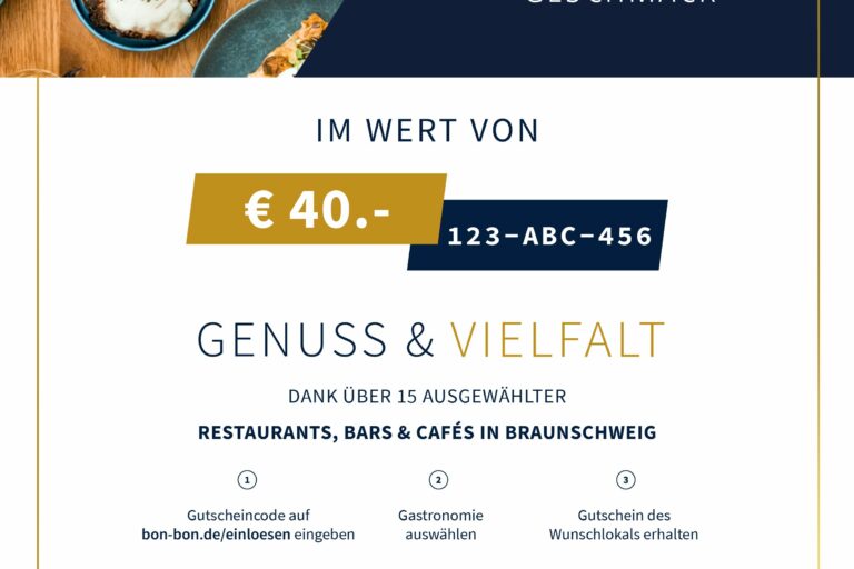 Restaurant Gutschein für Restaurant-Gutschein für Braunschweig