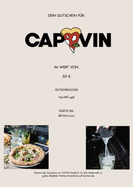 Restaurant-Gutschein für Capvin