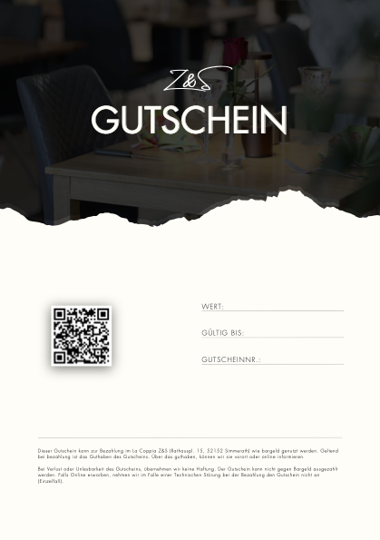 Restaurant-Gutschein für La Coppia Z&S