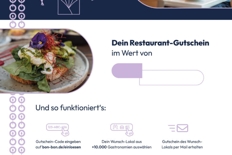 Restaurant Gutschein für Gutschein zum Muttertag