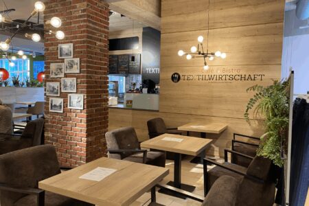 Café und Bistro Textilwirtschaft im Modehaus Böckmann Restaurant-Gutschein