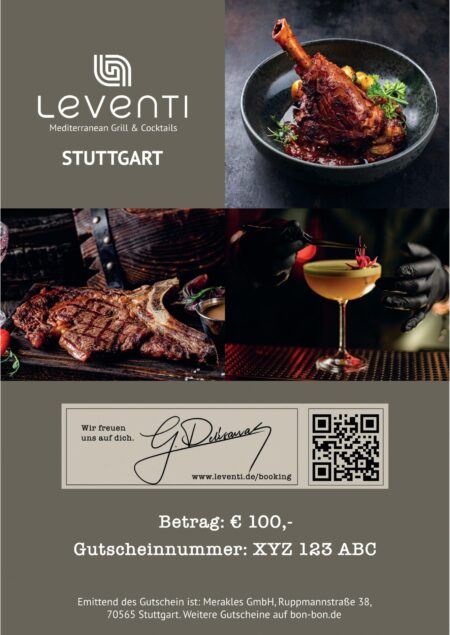 Restaurant-Gutschein für Leventi