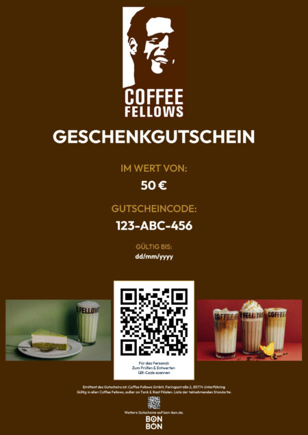 Restaurant-Gutschein für Coffee Fellows