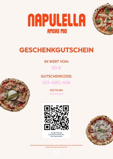 Restaurant-Gutschein für Napulella Amore Mio