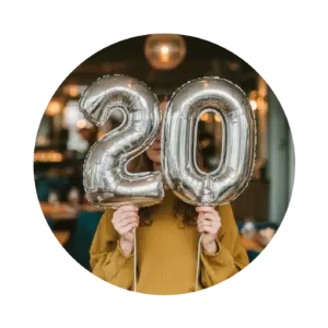 Geschenkgutschein 20. Geburtstag