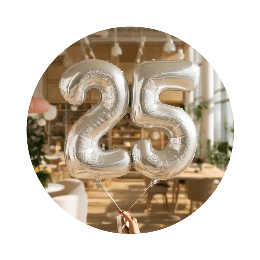 Geschenk Gutschein Ein besonderes Geschenk zum 25. Geburtstag
