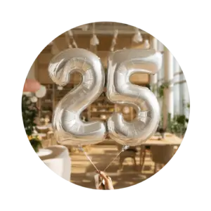 Geschenkgutschein 25. Geburtstag