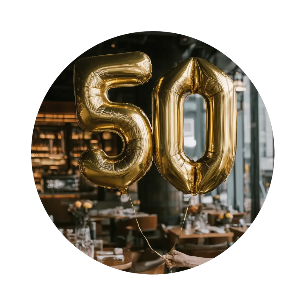 Geschenk Gutschein Ein besonderes Geschenk zum 50. Geburtstag