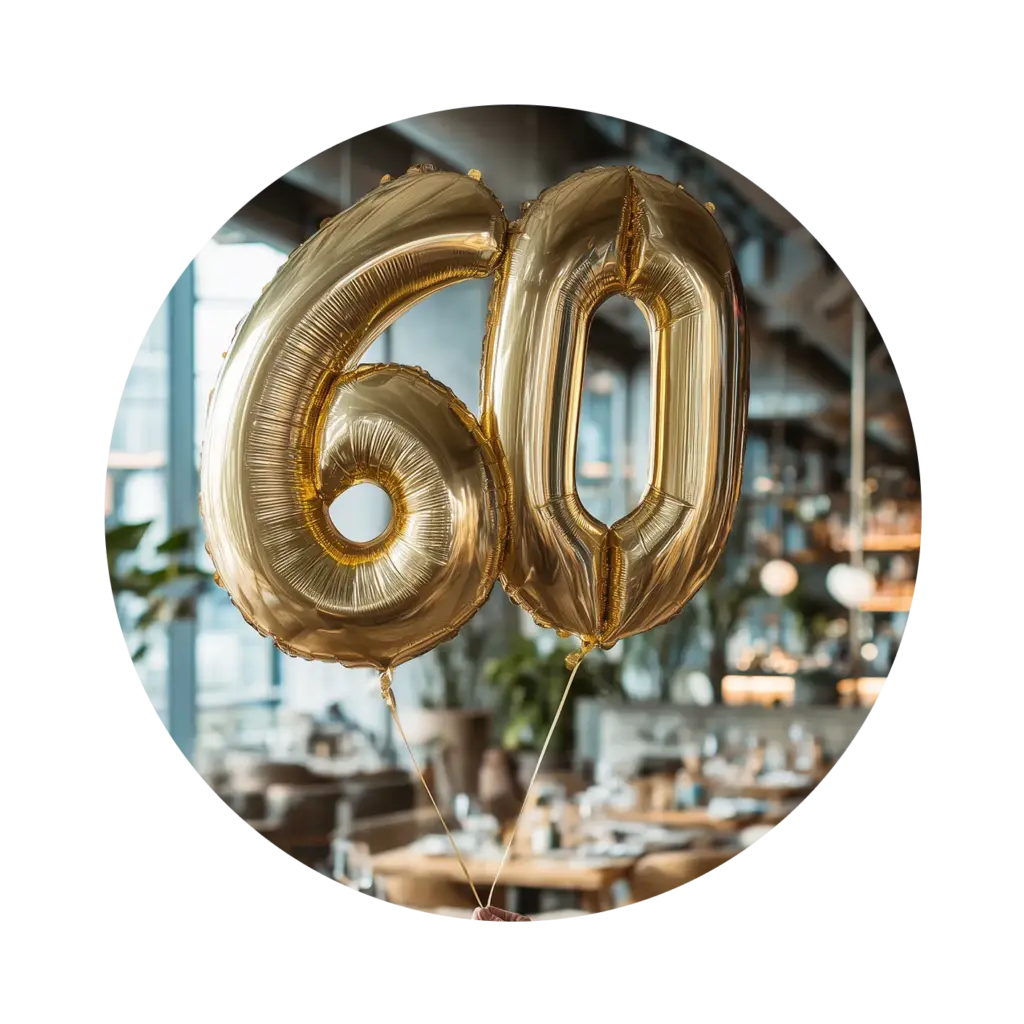 Geschenk Gutschein Ein besonderes Geschenk zum 60. Geburtstag