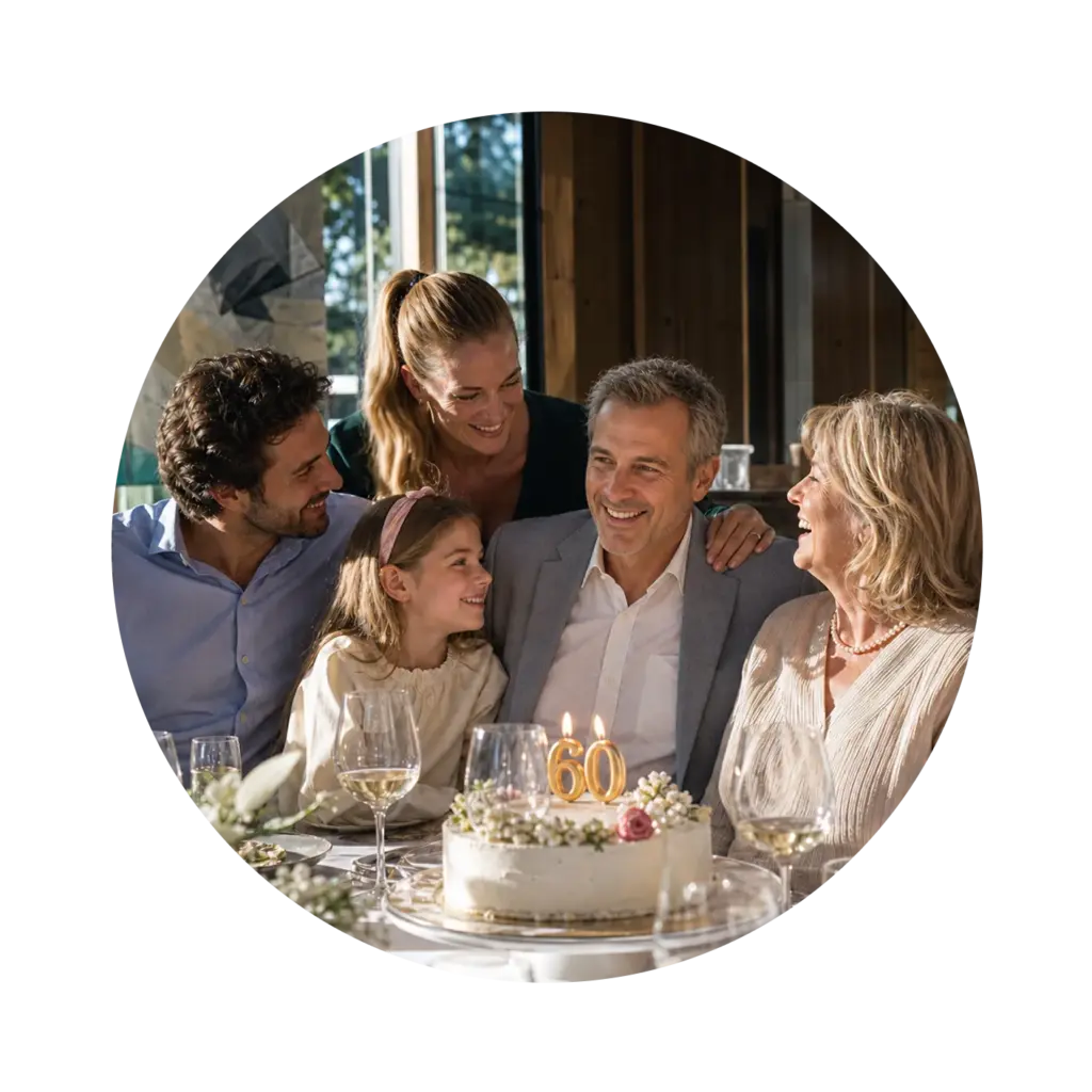 Geschenk Gutschein Zum 60. Geburtstag Zeit schenken, die verbindet