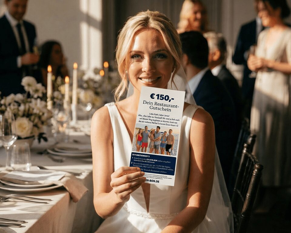 Restaurant Geschenk Gutschein Hochzeit