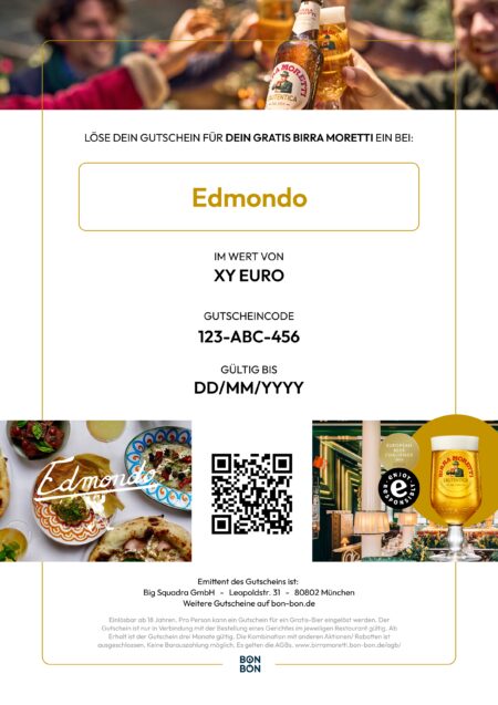 Restaurant-Gutschein für EDMONDO
