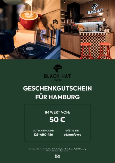 Restaurant-Gutschein für BLACK HAT