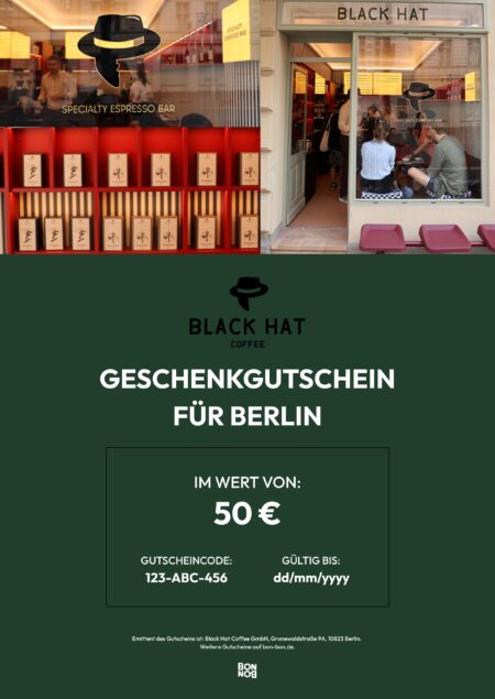Restaurant-Gutschein für BLACK HAT