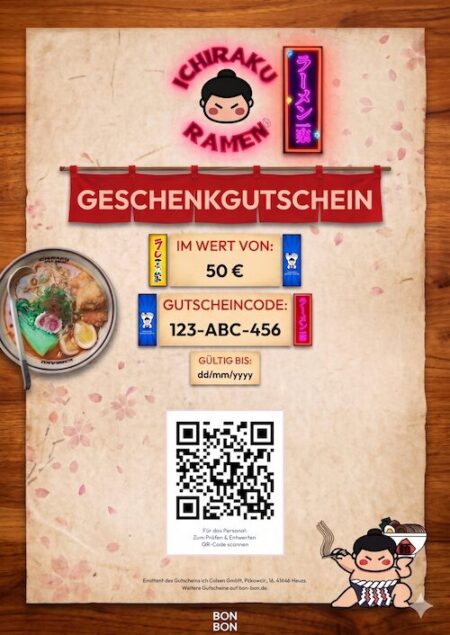 Restaurant-Gutschein für Ichiraku Ramen
