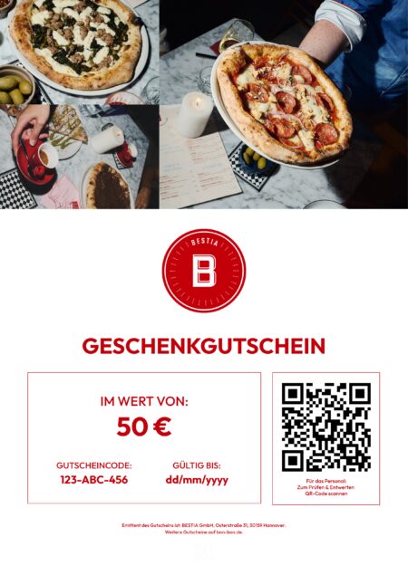 Restaurant-Gutschein für BESTIA