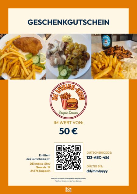 Restaurant-Gutschein für De Imbiss-Stuv