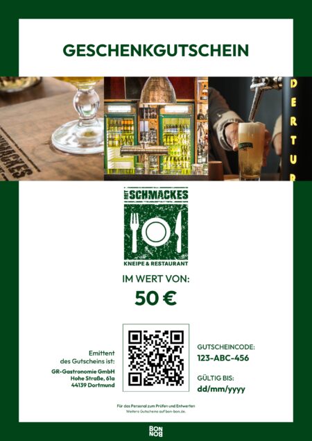 Restaurant-Gutschein für Mit Schmackes