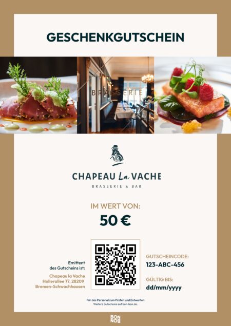 Restaurant-Gutschein für Chapeau la Vache