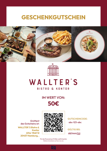 Restaurant-Gutschein für WALLTER´S Bistro & Kontor