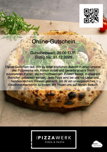 Restaurant-Gutschein für Das Pizzawerk
