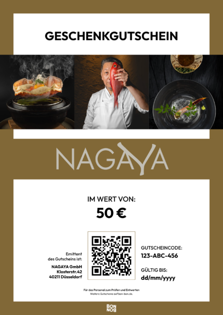 Restaurant-Gutschein für NAGAYA