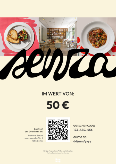 Restaurant-Gutschein für Trattoria Senza